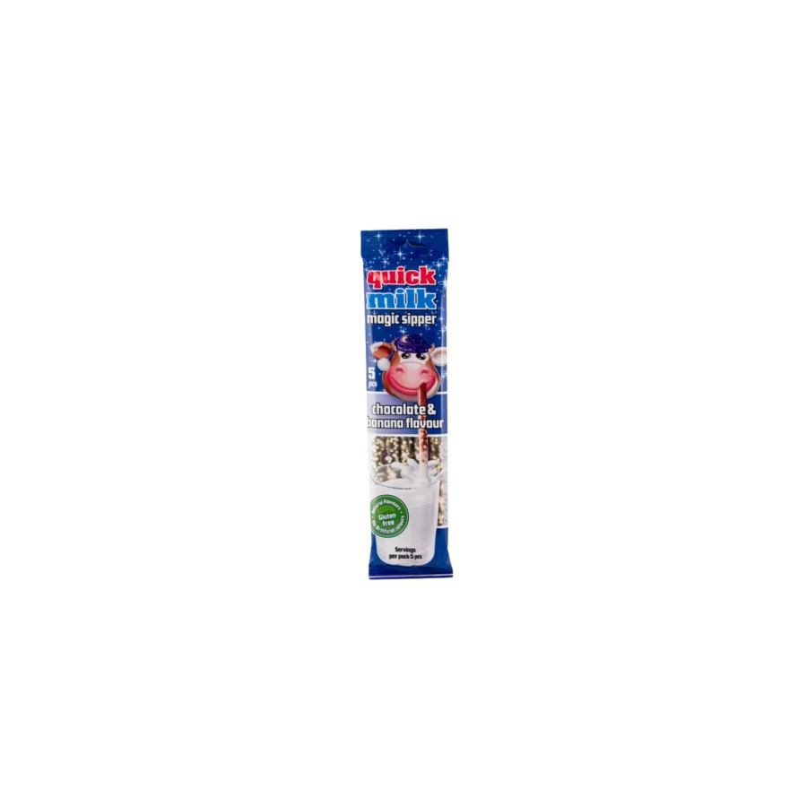 .Quick milk5x6g tt.szívószál csoki-b