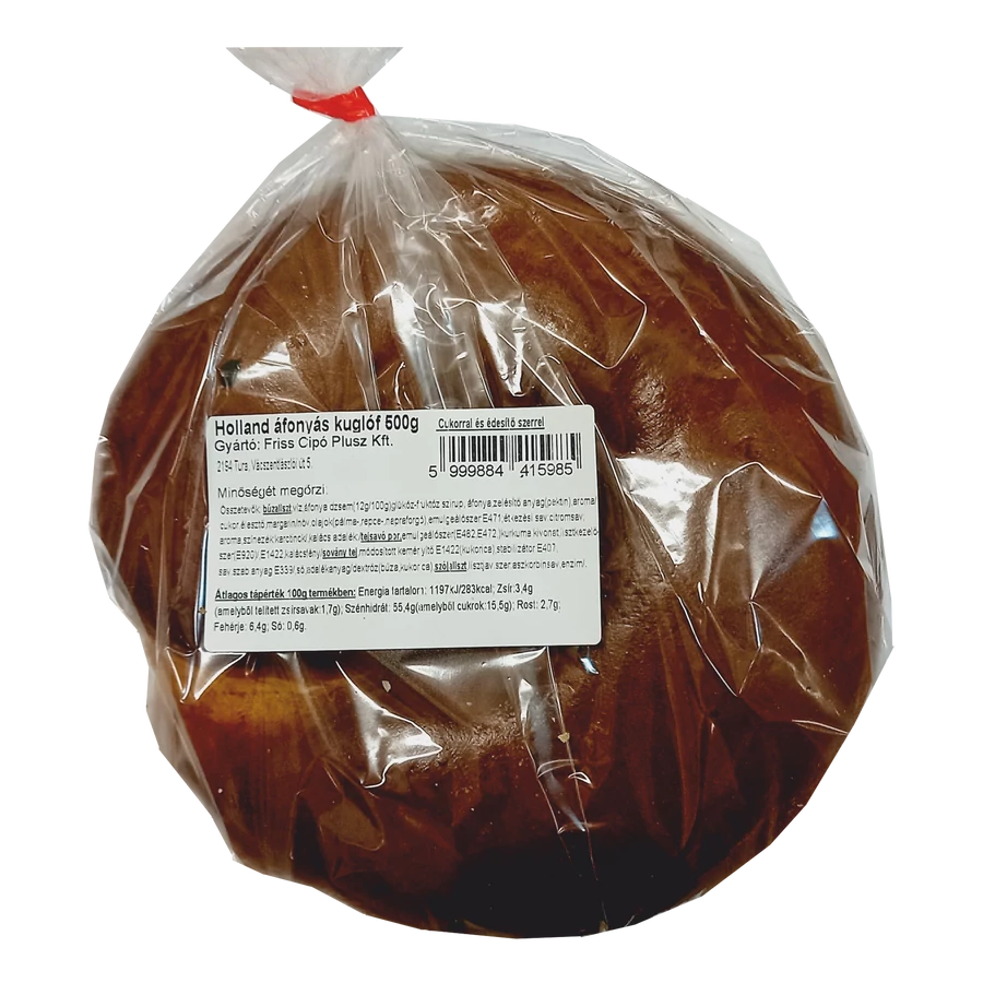 Friss Cipó Áfonyás kuglóf holland, csomagolt 500g