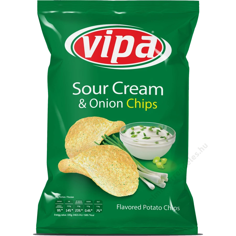 .VIPA chips 30g hagymás-tejfölös