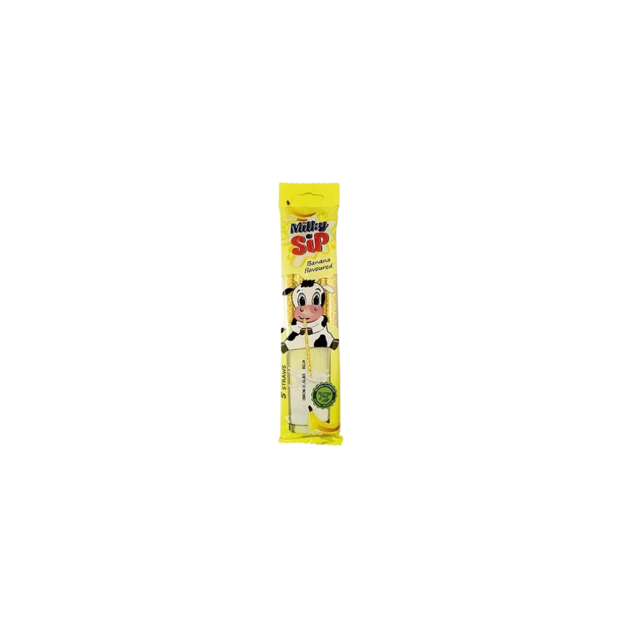 .Milky Sip Banános 5x6g szívószál
