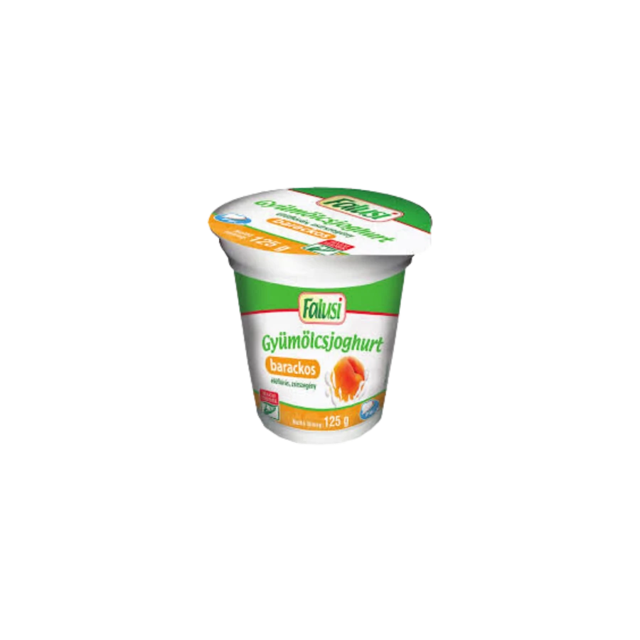 .Falusi gyümölcsjoghurt 125g barack