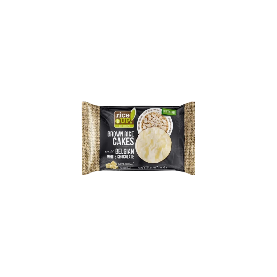 RiceUp! fehércsokoládéval bevont rizs tallér 30g